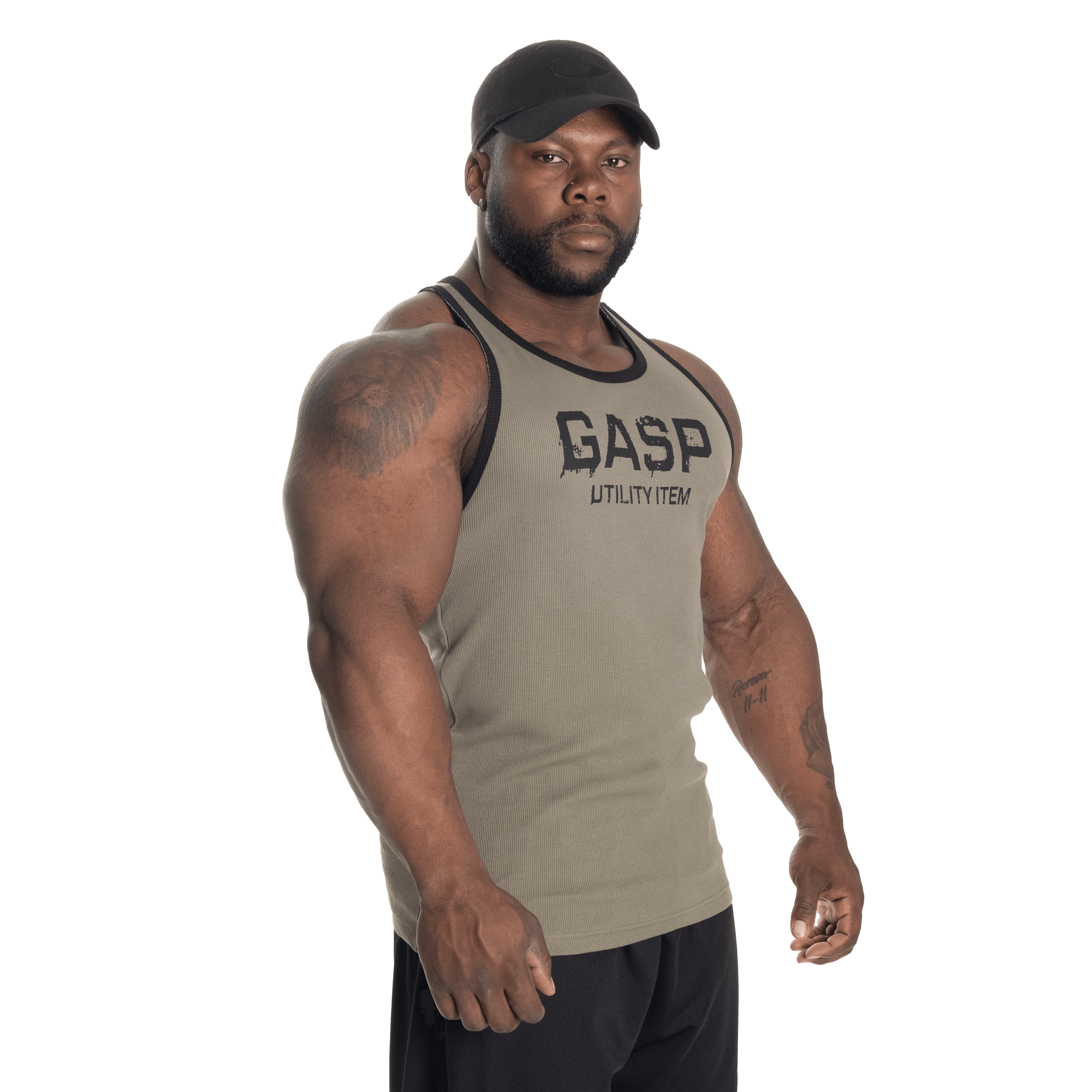 GASP Ribbed T-back
