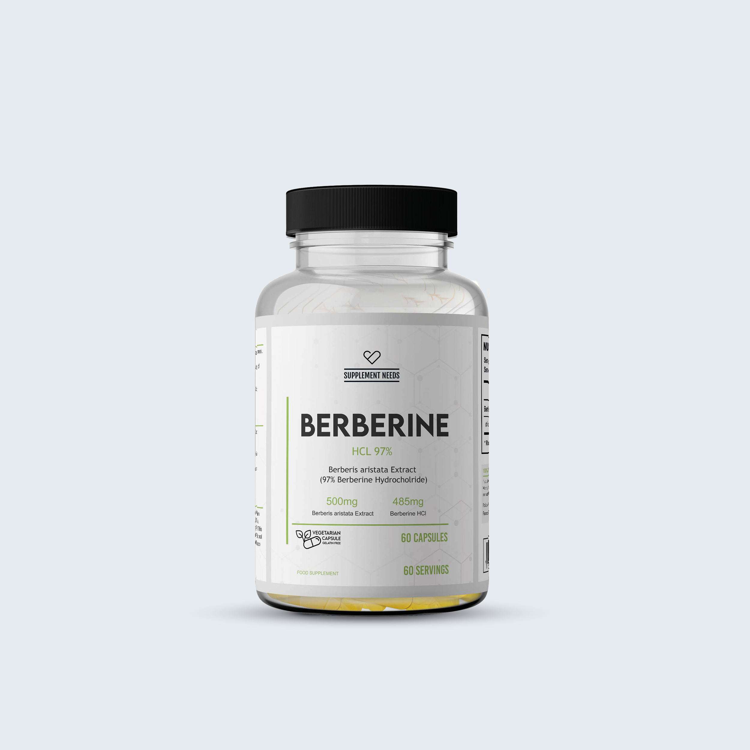 Supplement Needs Berberine 500mg 60 capsules