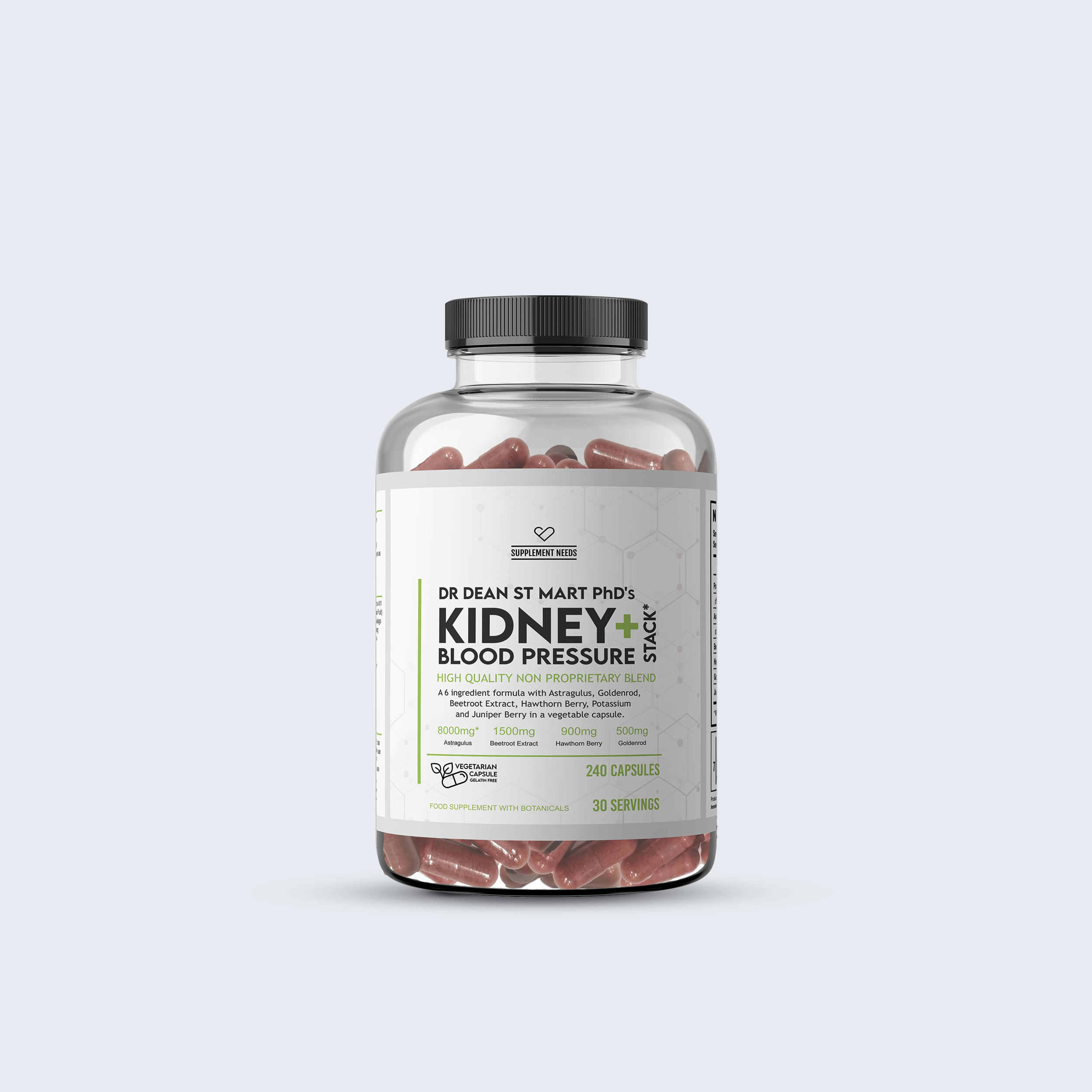 Supplement Needs Kidney & Bloodpressure Stack 240 capsules