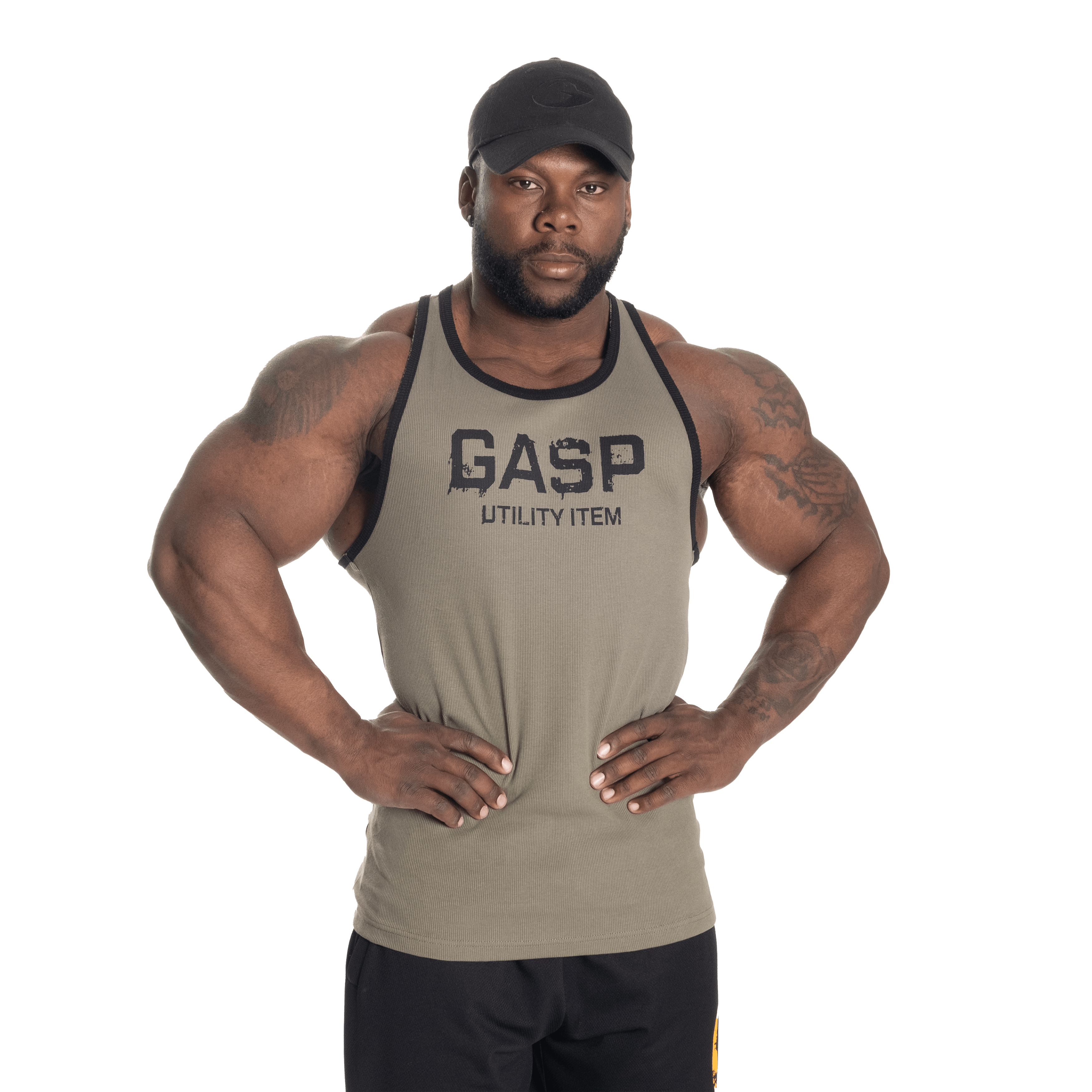 GASP Ribbed T-back