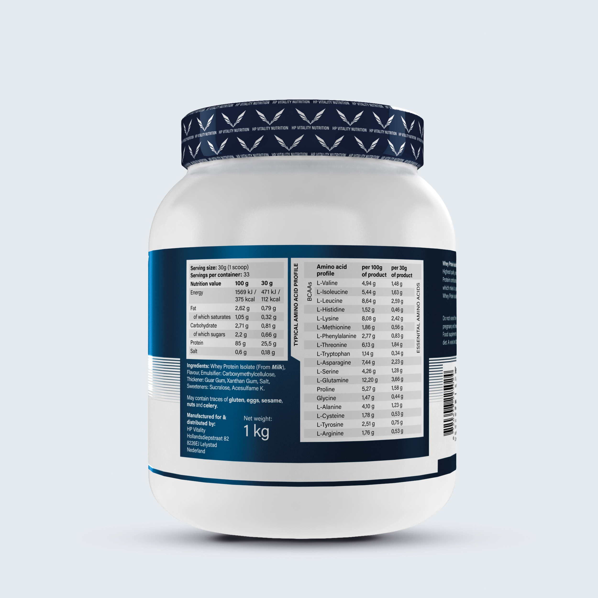 Whey Protein Isolate 1kg